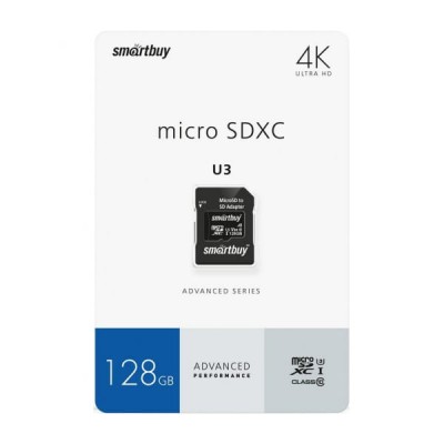 Карта памяти SmartBuy microSDXC 128 ГБ